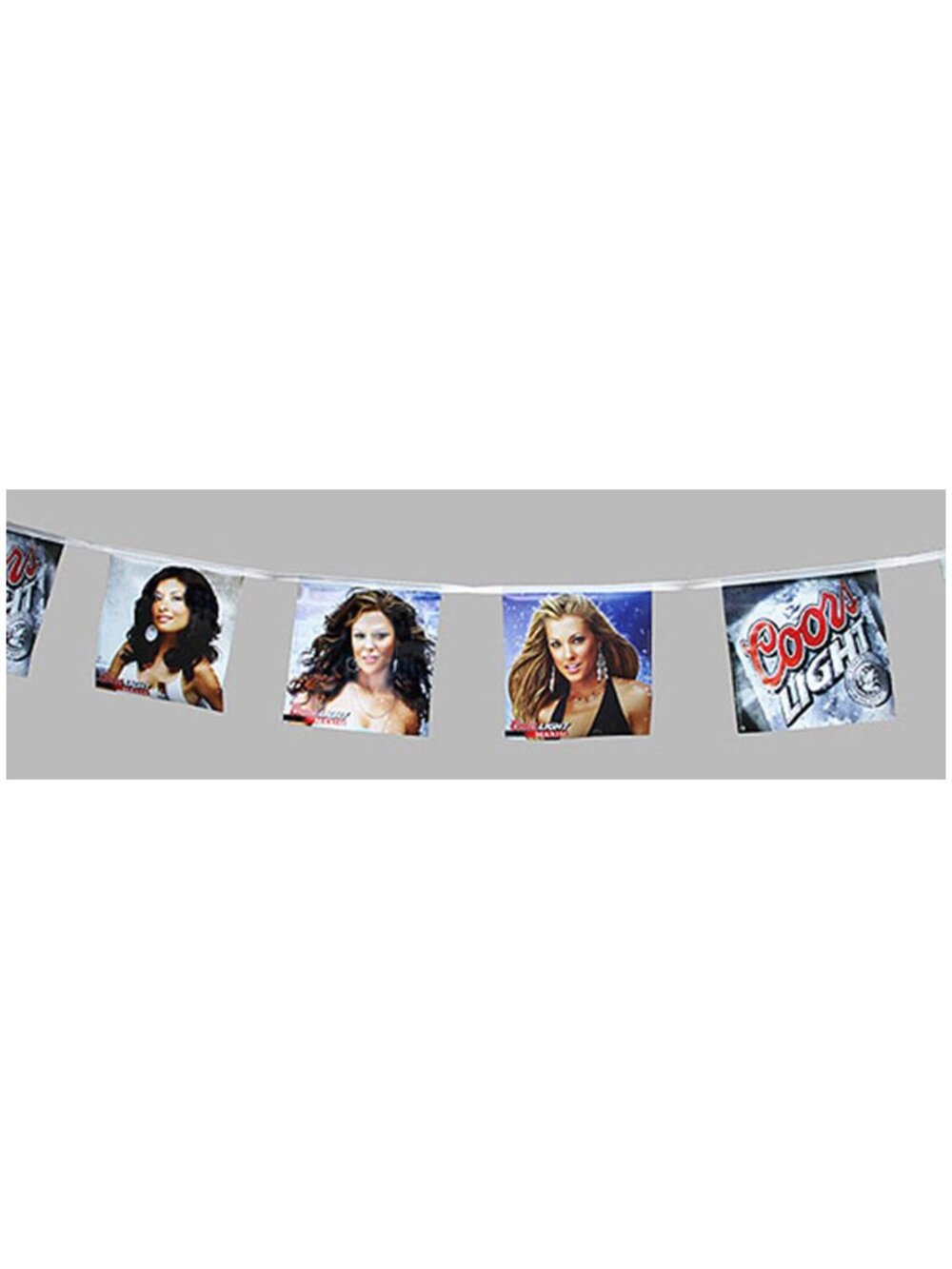 Nice COORS LIGHT Maxim Girls Flag Banner w/ beauties - 33 ft. long - NEW!! Mint!